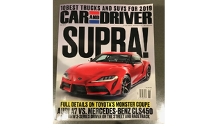 If You Needed Any More Confirmation, Here’s the New Toyota Supra on the Cover of Car and Driver